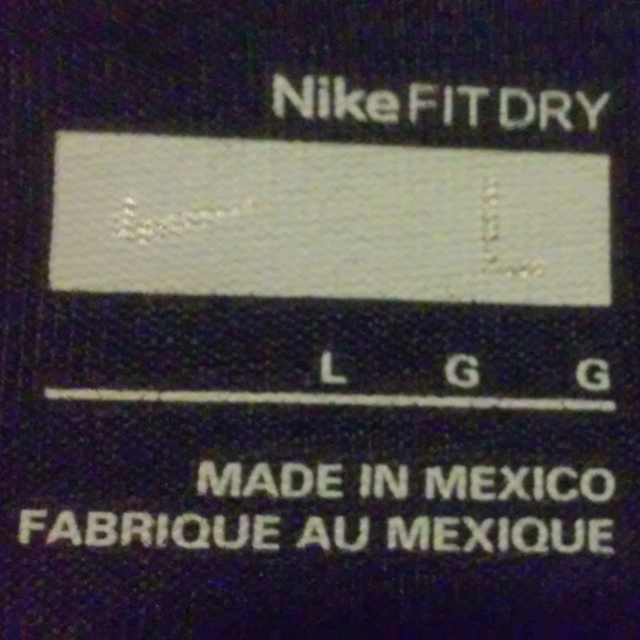 Black Nike T Shirt L Fit Dry - Picture 4 of 5
